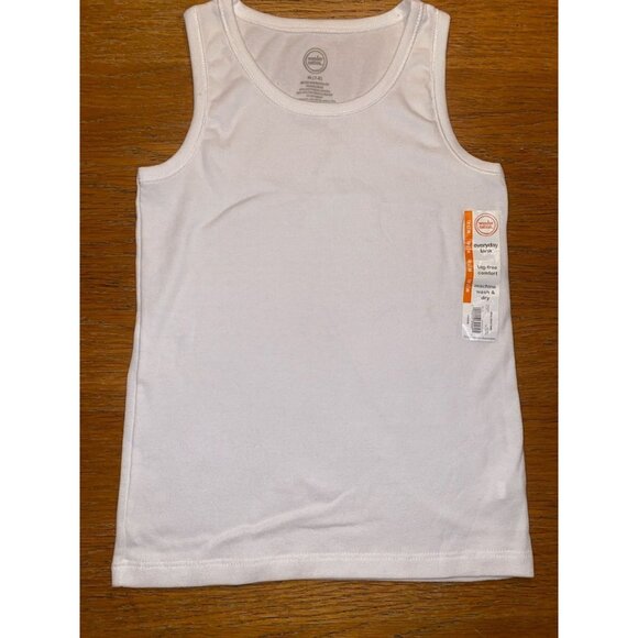 Wonder Nation Girls  White Tagless Tank Top - Size Medium - Picture 1 of 1